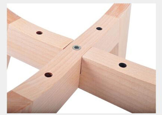 Kết cấu đồng nhất Chân gỗ Sồi chống mài mòn cho Ghế ăn