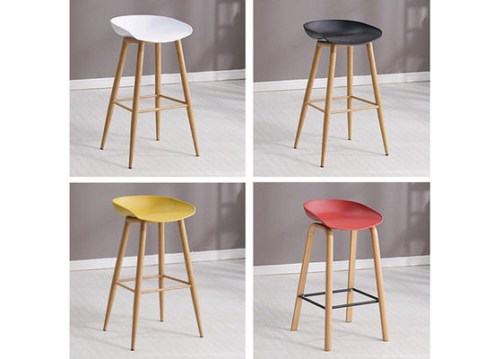 Màu sắc Tùy chọn Ghế đẩu bằng gỗ rắn, Ghế đẩu quầy bar nhà hàng Beech