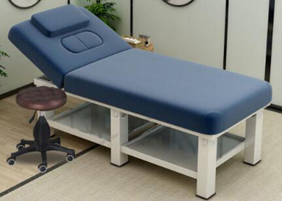 Ghế massage da PU làm đẹp di động, giường massage bằng gỗ